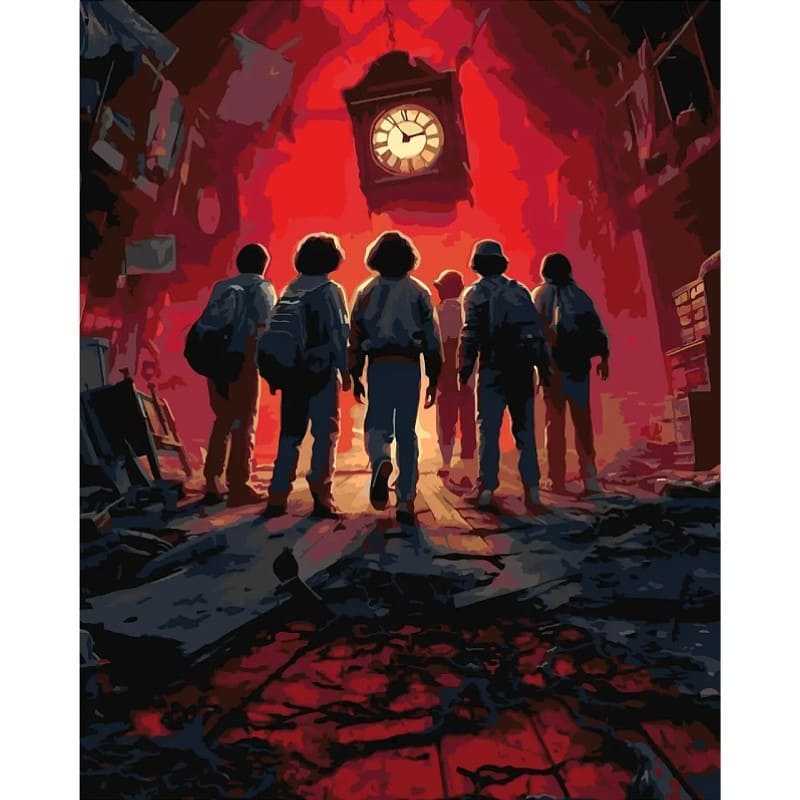 非売品MAXIM'S DE PARIS アートブック Картина по номерам Kartiny Origami: Stranger Things, (19401