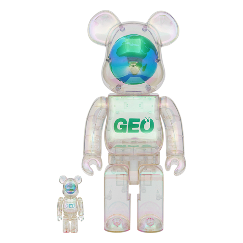 Original* Be@rbrick: Geo: Earth (Set) (100% & 400%), (610221