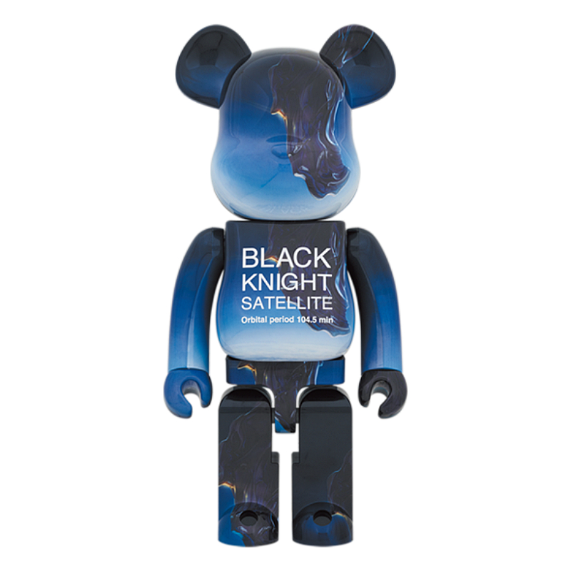 MEDICOM TOY - BE@RBRICK BLACK KNIGHT SATELLITE 1000％ Original* Be@rbrick: Black Knight Satellite (1000%), (96679